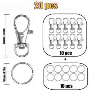 20PCS Snap Hook Set
