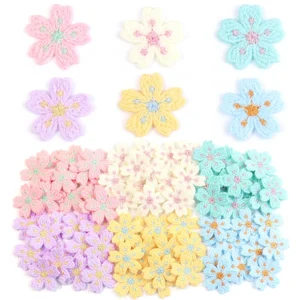Colorful Flower Appliqued