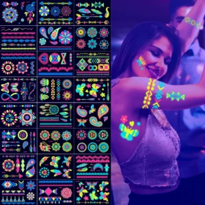 Luminous Temporary Tattoos Stickers