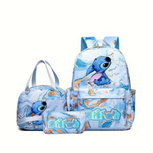 Cartoon Three Piece Backpack,