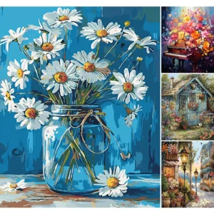 Oil Art Flower Picture